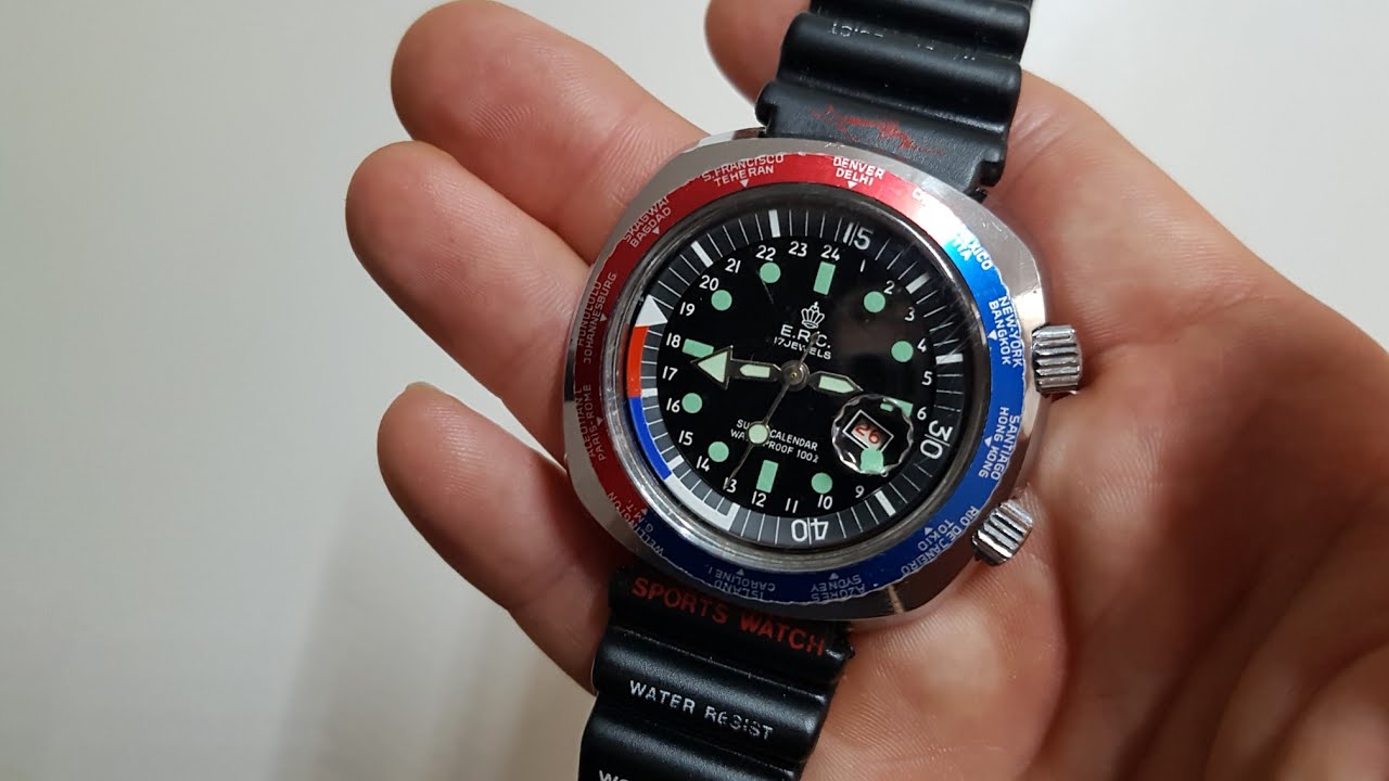 Günstige ROLEX GMT Master II 🔴Pepsi🔵 Alternative | E.R.C. Super Calendar | Review | Master King