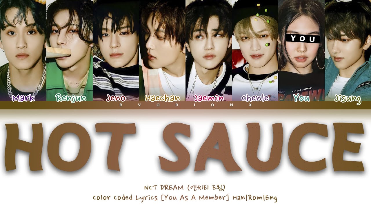 NCT DREAM (엔시티 드림) '맛 (Hot Sauce)' - You As A Member [Karaoke Ver.] || 8 Members Ver.
