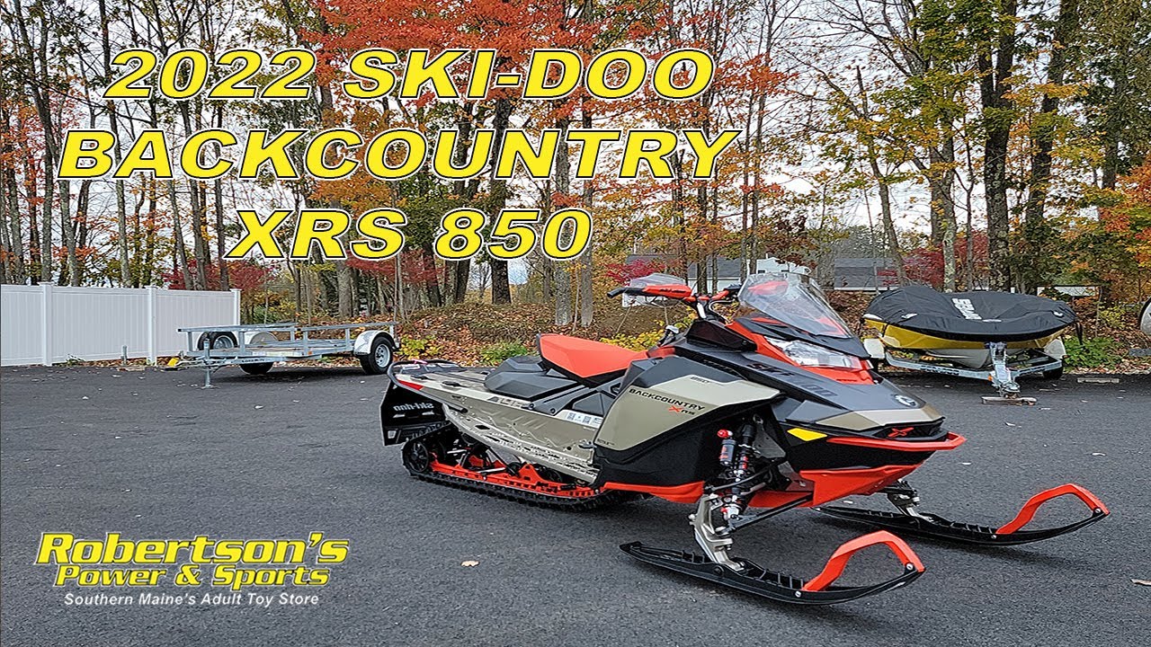 2022 SKI-DOO BACKCOUNTRY XRS 850 walk around, features and accessories!