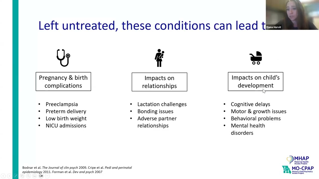 Bridging the Gap in Mental and Behavioral Health Care for Pregnant, PostpartumandPediatricPopulation