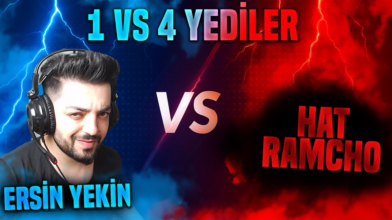 HAT RAMCHO TEAM ERSİN YEKİNDEN 1 VS 4 YİYOR !!  
