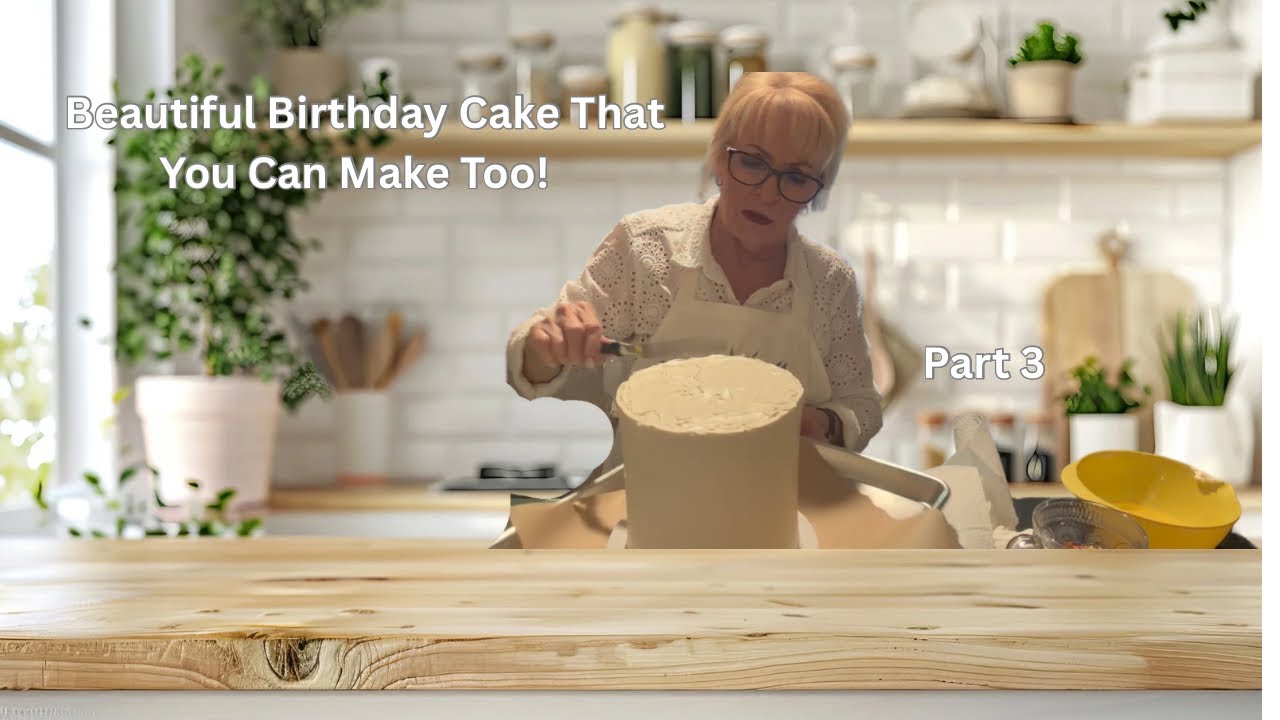 Beautiful Buttercream Birthday Cake!