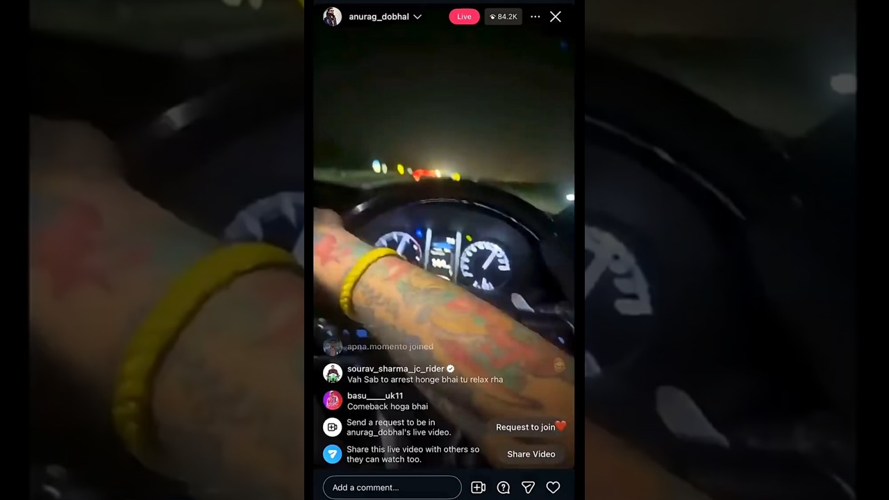 Uk07 rider live car accident- Anurag Dobhal live car accident on live