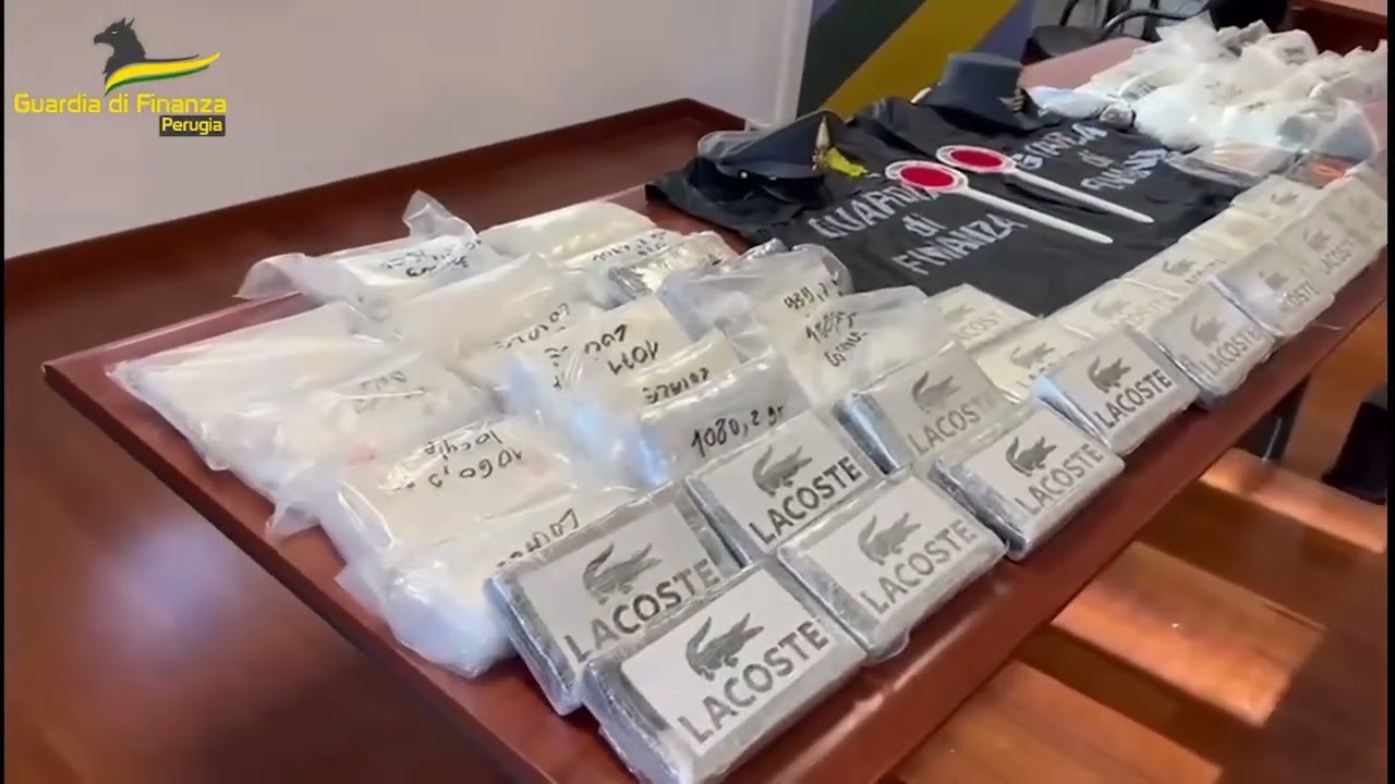 Maxi sequestro di 65kg di cocaina, arrestato un ristoratore a Foligno