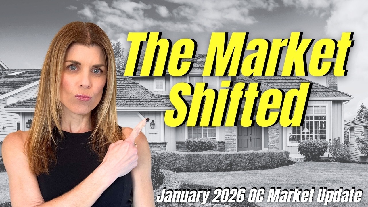 Orange County Real Estate Market Update January 2026 | Prices, Inventory, Rates & What Happens Next