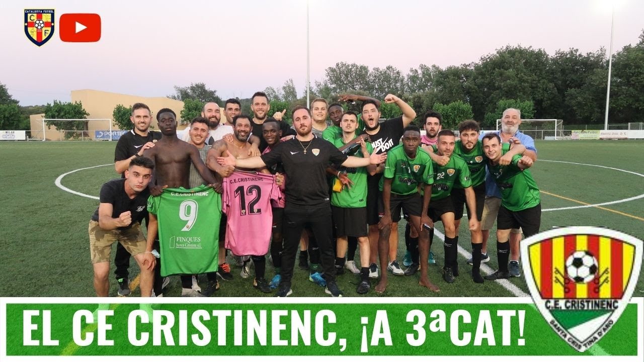 ¡ÉPICO FINAL! ¡EL CE CRISTINENC SE PROCLAMA CAMPEÓN DE LIGA Y CONSIGUE EL ASCENSO A 3ªCAT EN EL 93'!