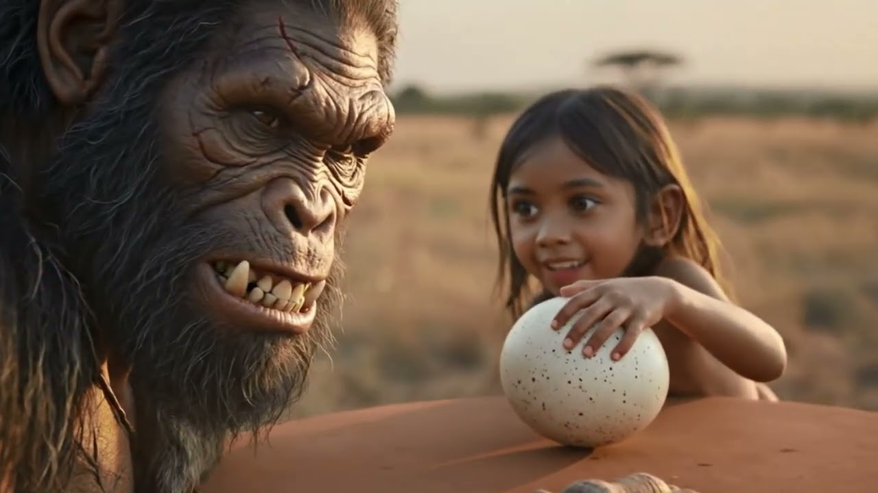 Prehistoric People Hunting Ostrich Eggs | Ancient Times Survival in the Wild