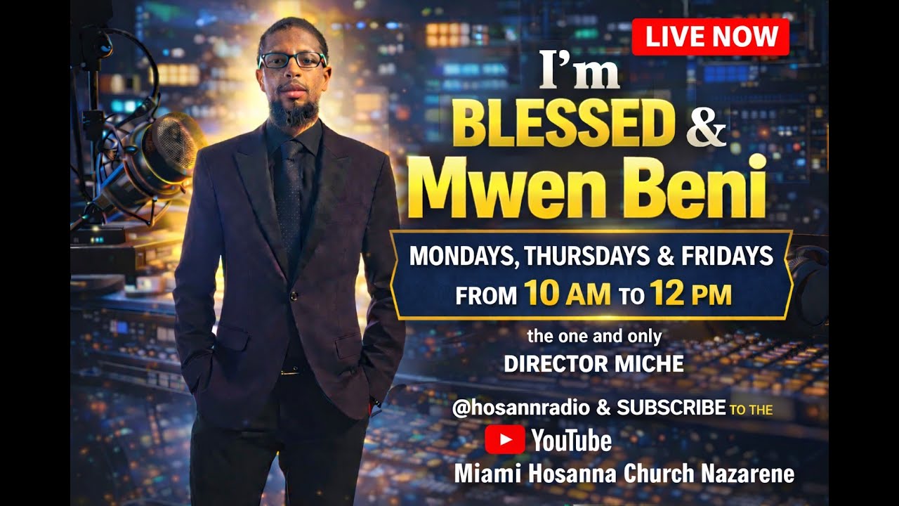I'M BLESSED MWEN BENI ON WHSN-DB HOSANNARADIO 1/12/26