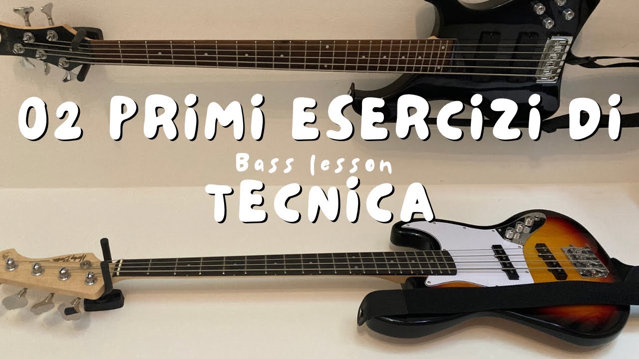 Primi esercizi di tecnica sul basso elettrico