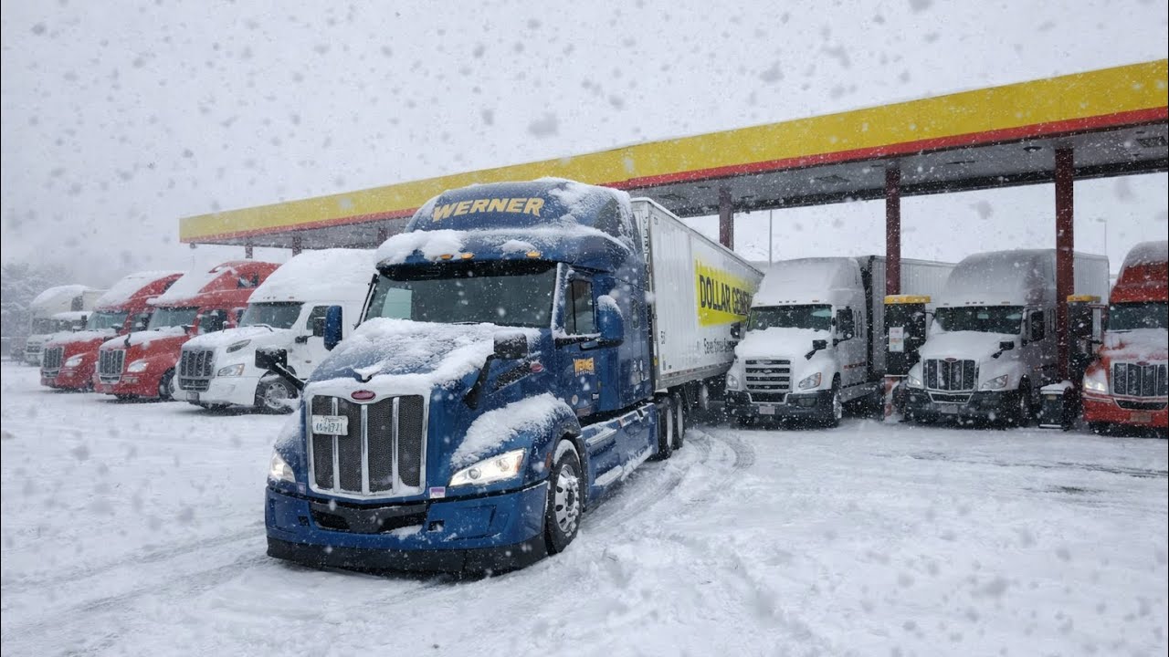 Мой первый груз в 2026 году | С Новым годом! | Видео от водителя грузовика 🚛💨