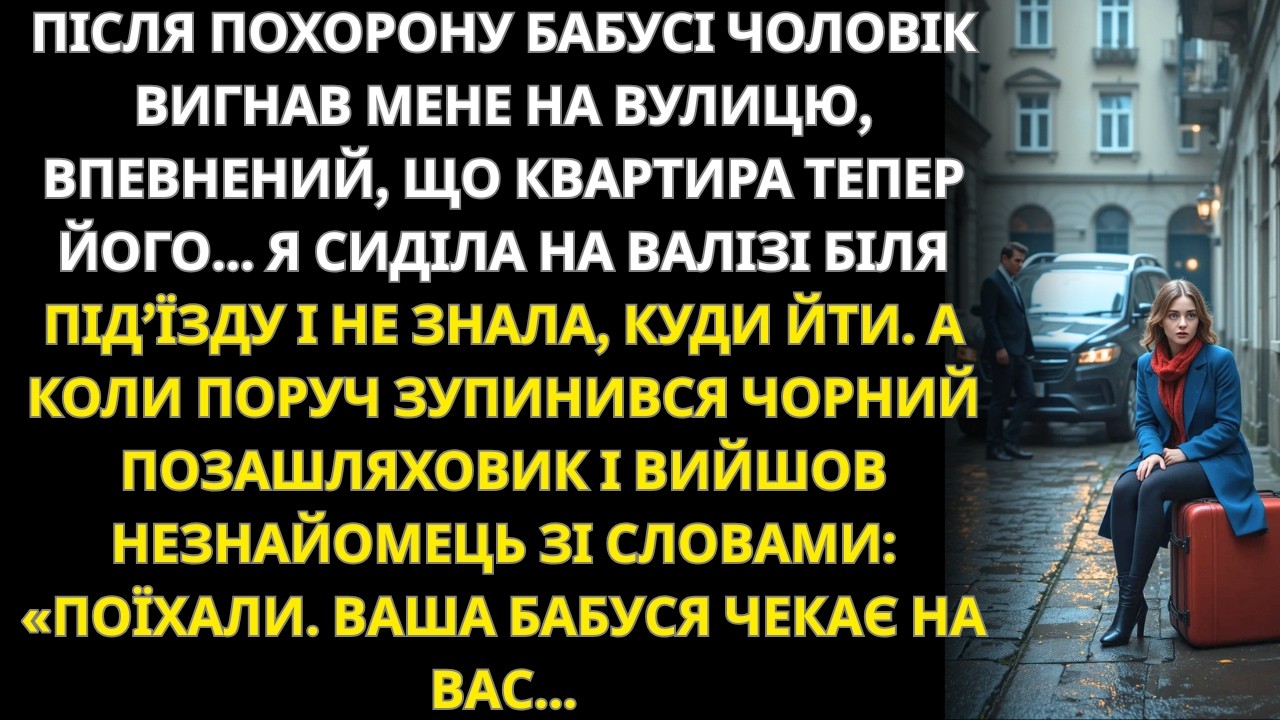 Чоловік викинув мої речі й чекав, що я зламаюся… Та бабуся передбачила кожен його крок