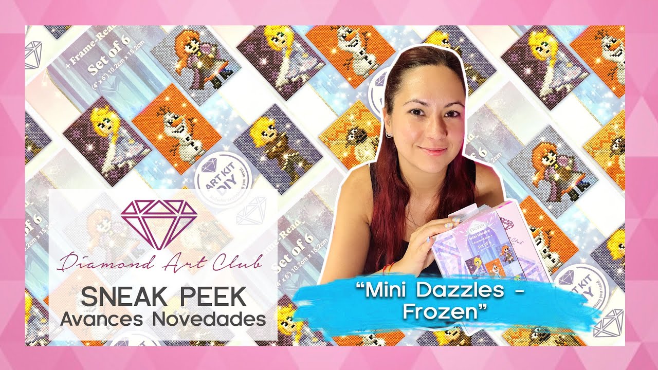 Sneak Peek Diamond Art Club #105 “Mini Dazzles - Frozen”