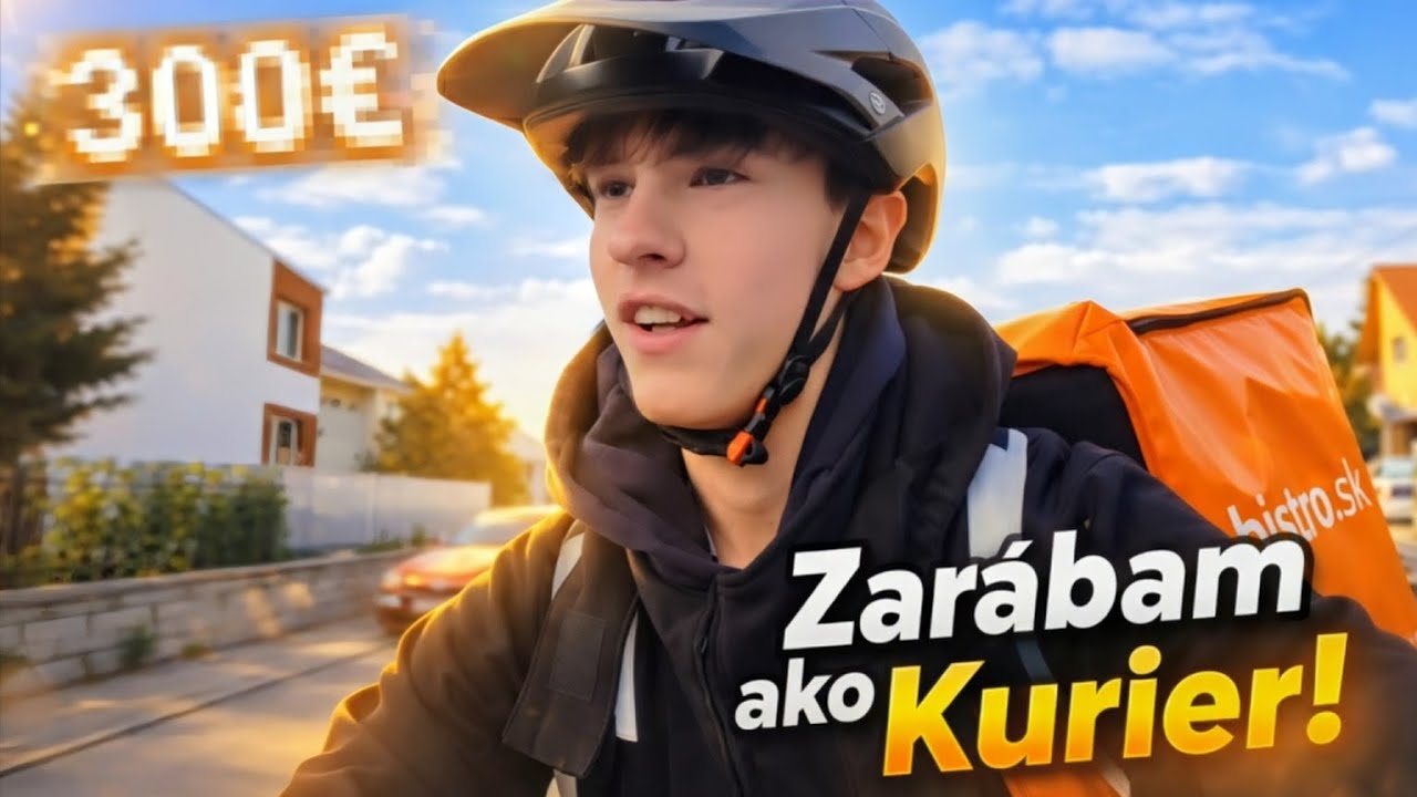 KOĽKO ZAROBÍM AKO BISTRO KURIÉR V 16 ROKOCH!?😱🤑💸