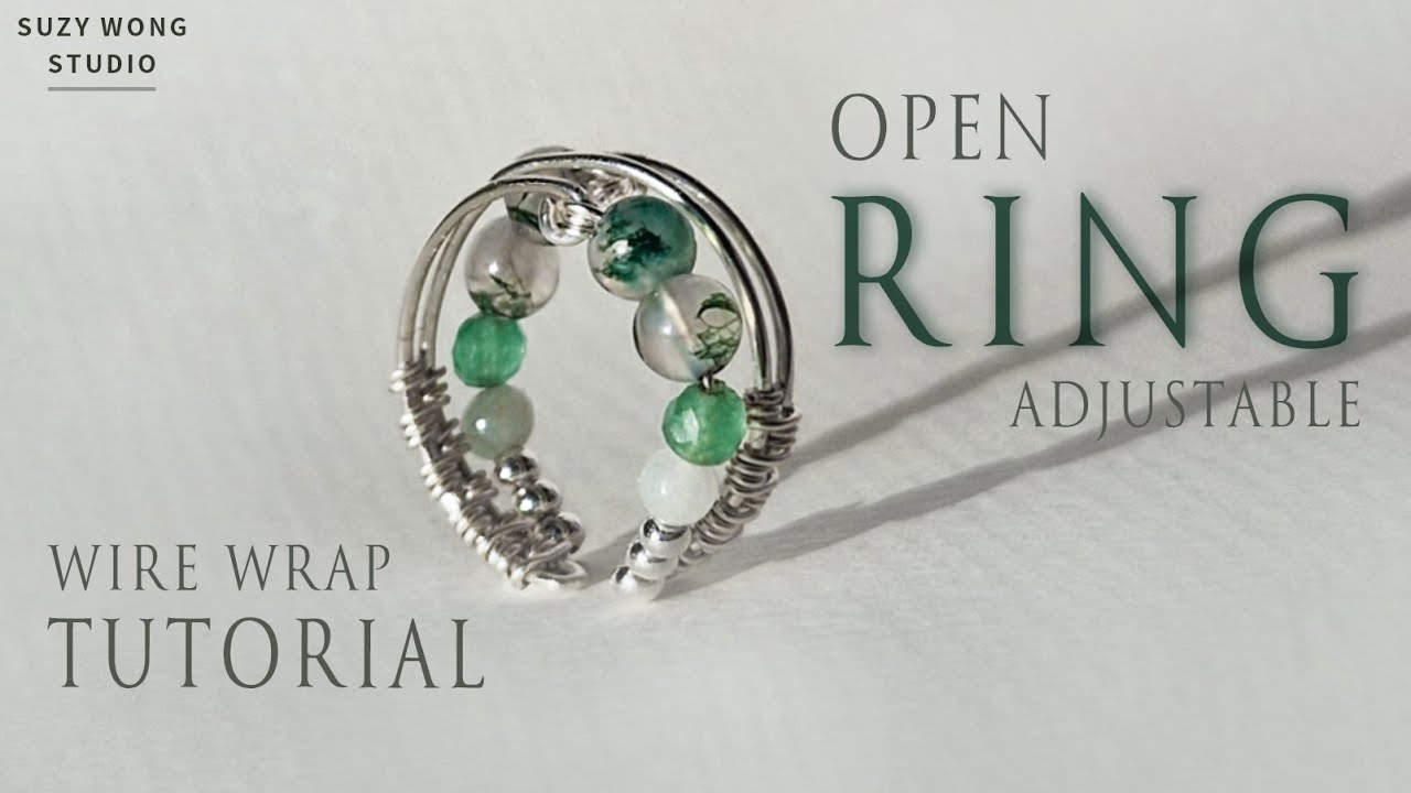 Open Adjustable Ring Tutorial | Simple Wire Ring |Easy Wire Ring |Wire Wrap Tutorial |How to make