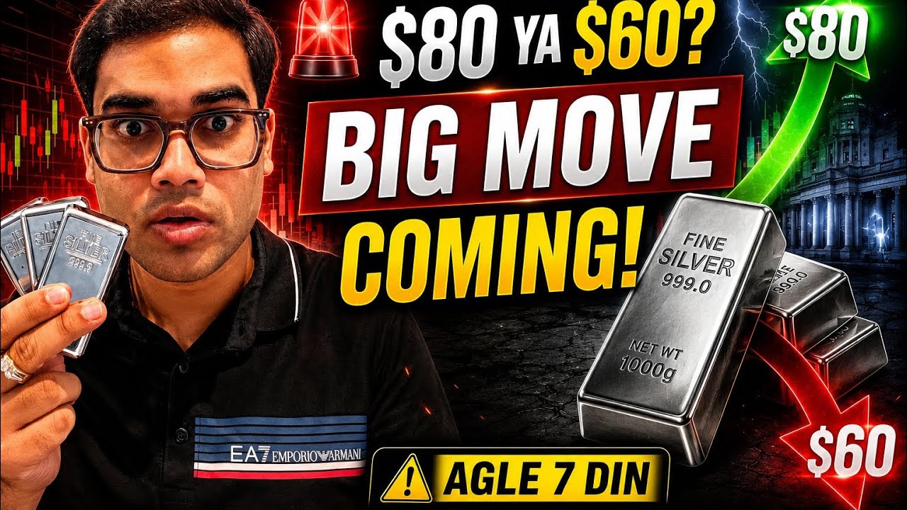&ldquo;Silver $80 Jayega Ya $60 Gir Jayega? Agle 7 Din Market Hila Sakte Hain!&rdquo;