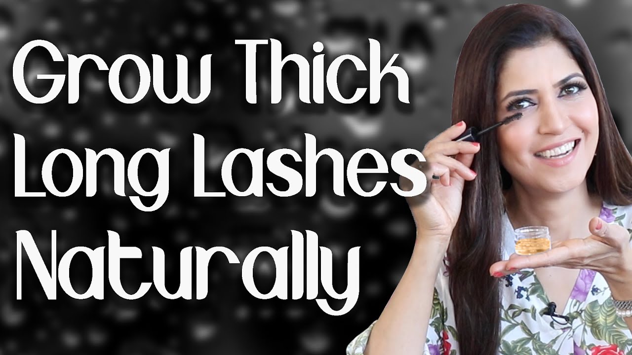 Easy Ways to Grow Long, Thick Lashes Naturally / Homemade Eye Lash Serum - Ghazal Siddique