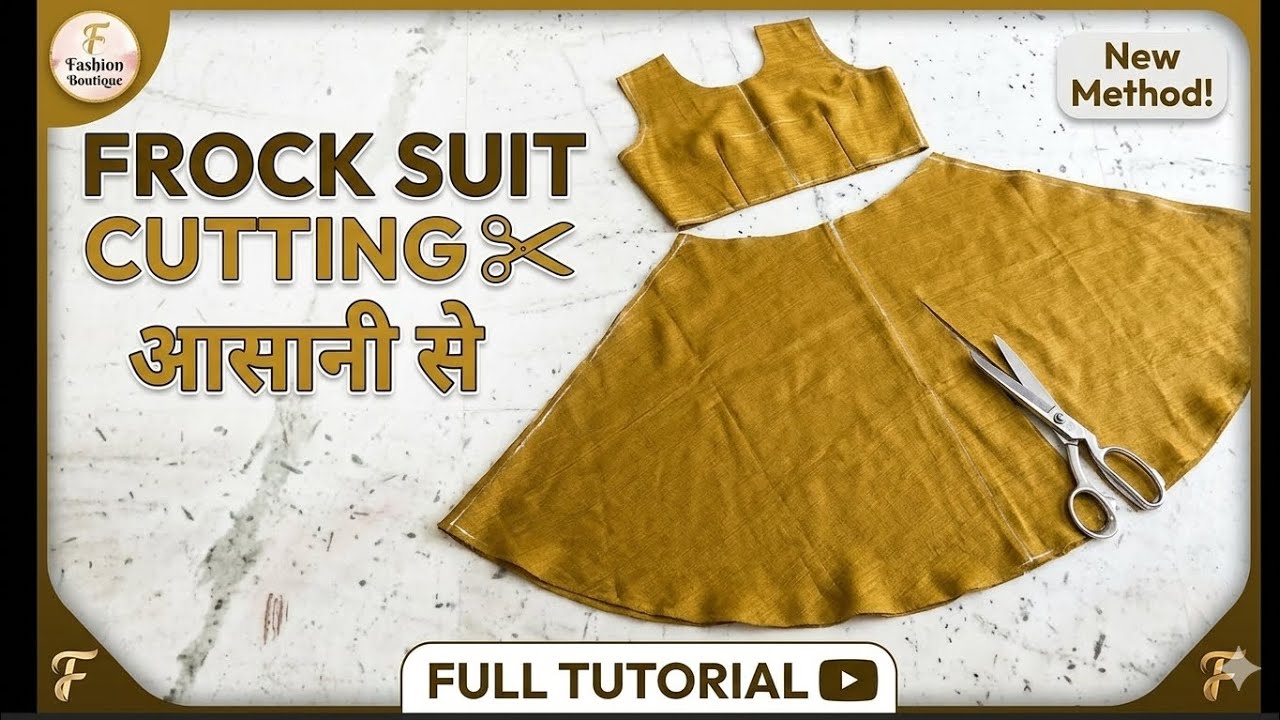 Frock Suit Cutting Karne Ka Aasan Tarika||