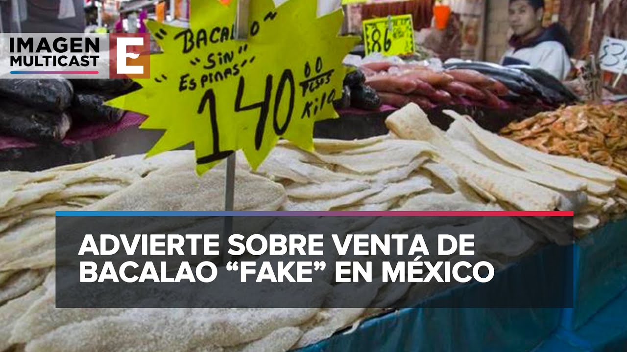 Advierten sobre venta de bacalao falso en México
