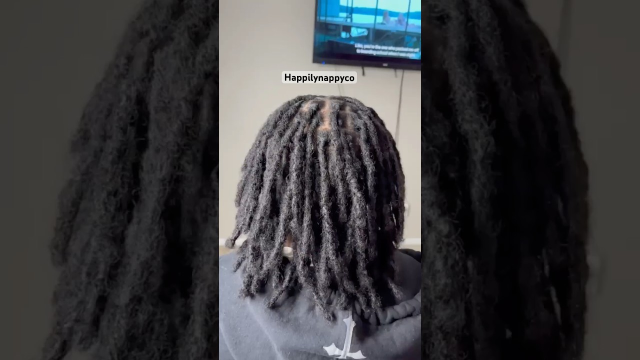 Permanent Loc Extensions for Men from happilynappy.com