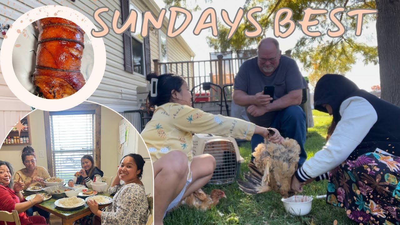 SUNDAY’S BEST *LECHON at IHAW NA NAMAN NANG MANOK | TOM & JAI WEBBER