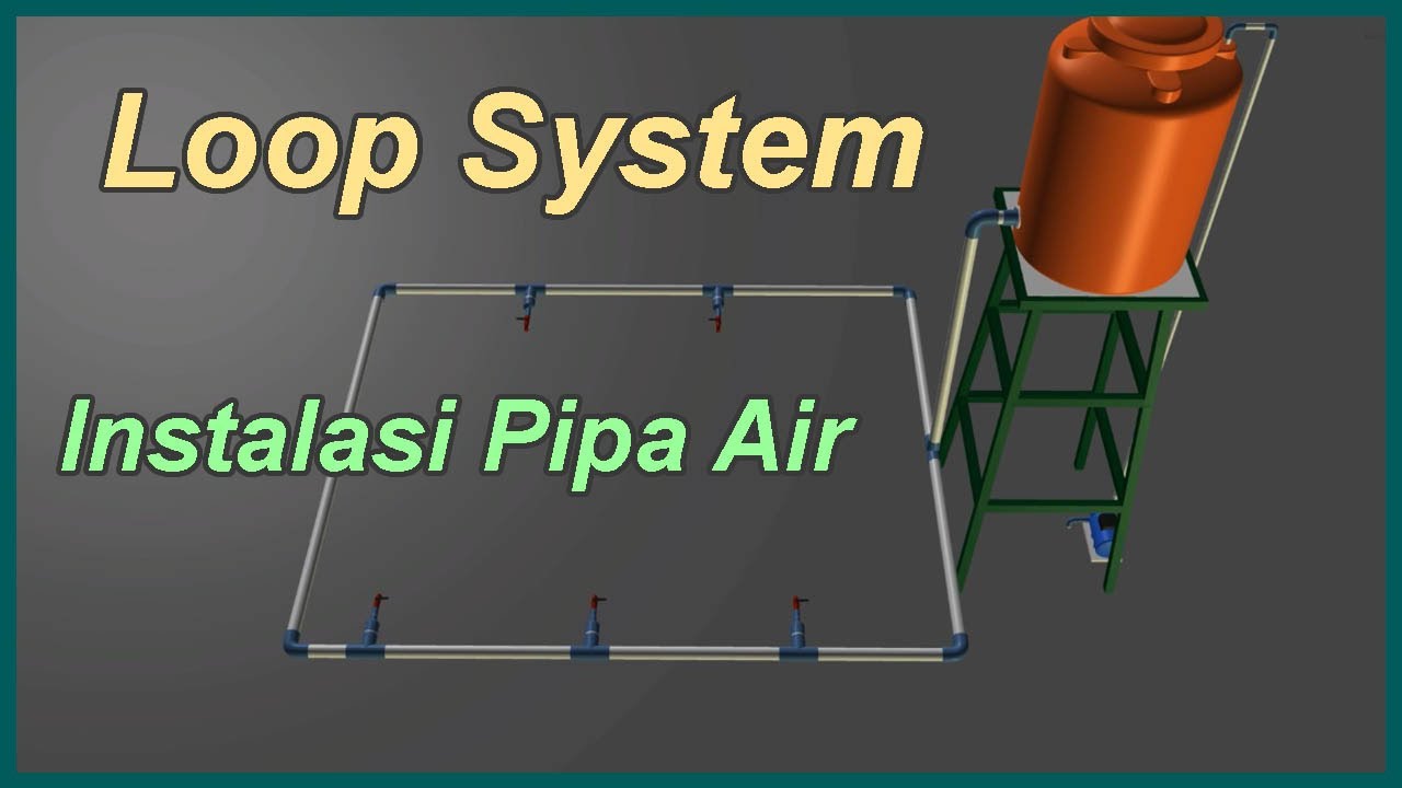 Sistem Pipa Air Melingkar | Closed Loop System | Air kran aliran lebih merata dari ujung ke pangkal.