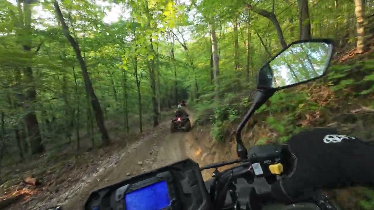 Polaris sportsman trail riding
