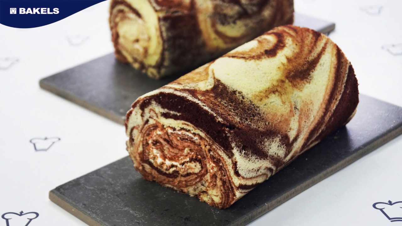 BAKELS Marble Swiss Roll