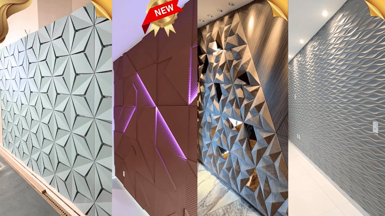 Modern 3D PVC Wall Panel Design for Living Room & Bedroom #20