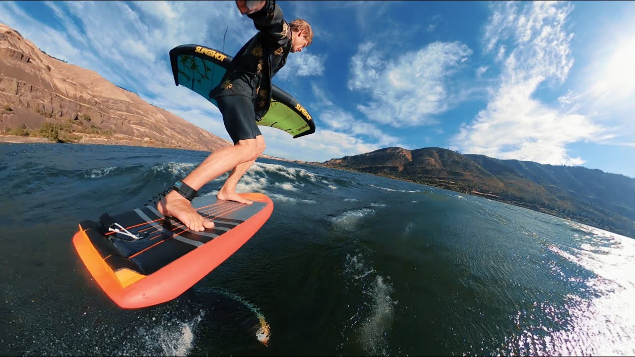 Wing Surfing the Gorge with Brandon Scheid