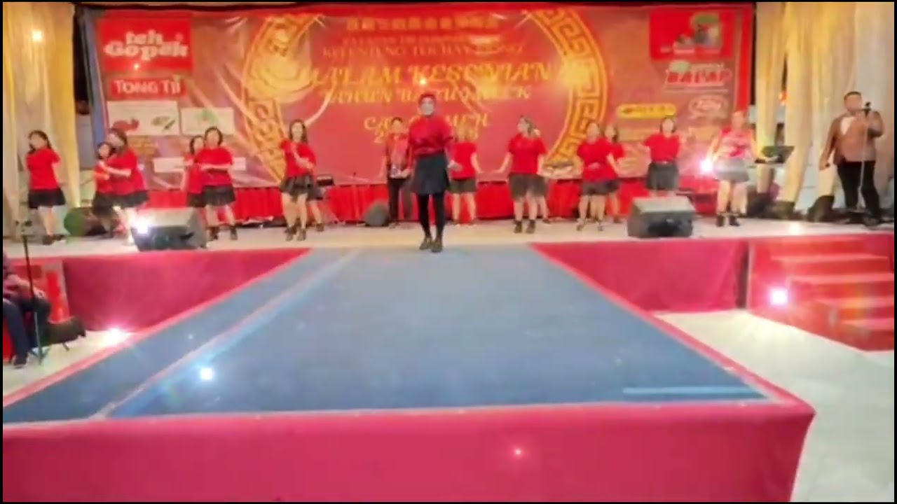 PERFORMANCE LINE DANCE BAHARI & Mrs.Hj.ANISAH || ❤️三月裡的小雨 (Sān yuè lǐ de xiǎo yǔ) ❤️ || LINE DANCE 