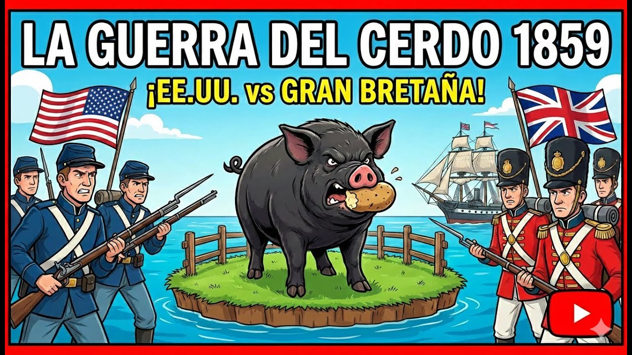 Casi provocan una GUERRA MUNDIAL por un CERDO: La locura de 1859 | Episodio 11