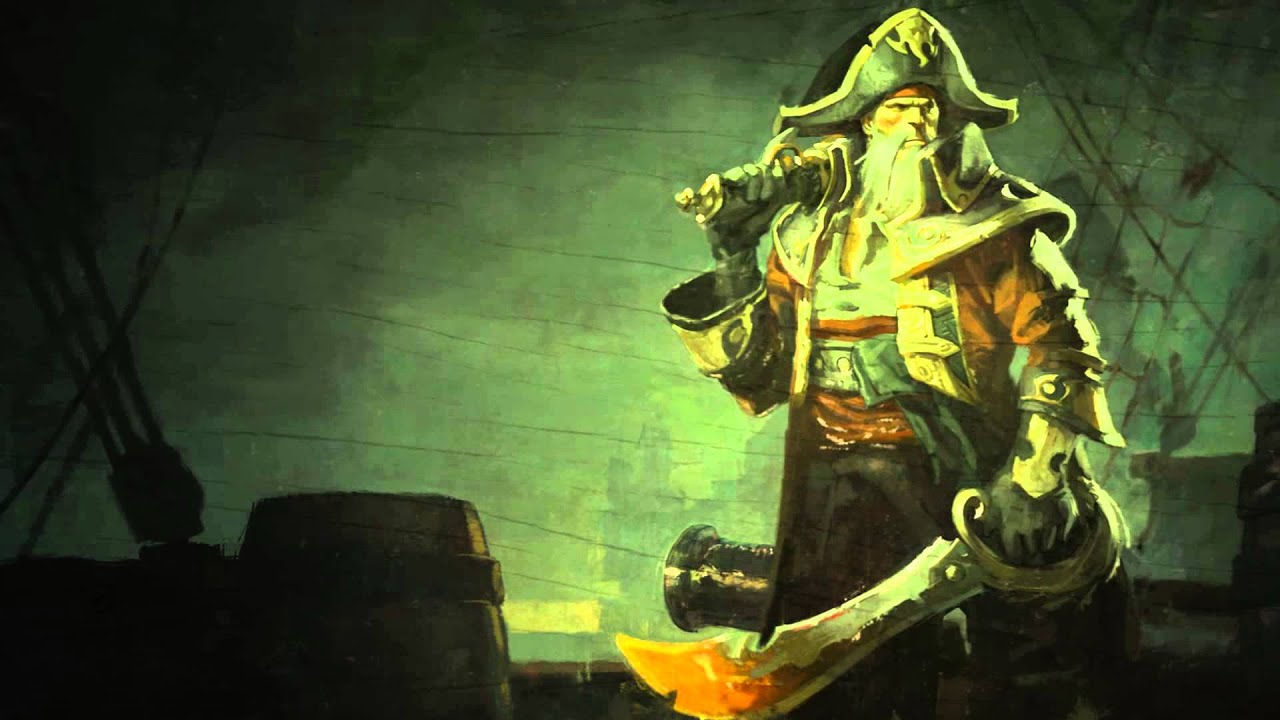 Bilgewater Gangplank — Login Screen