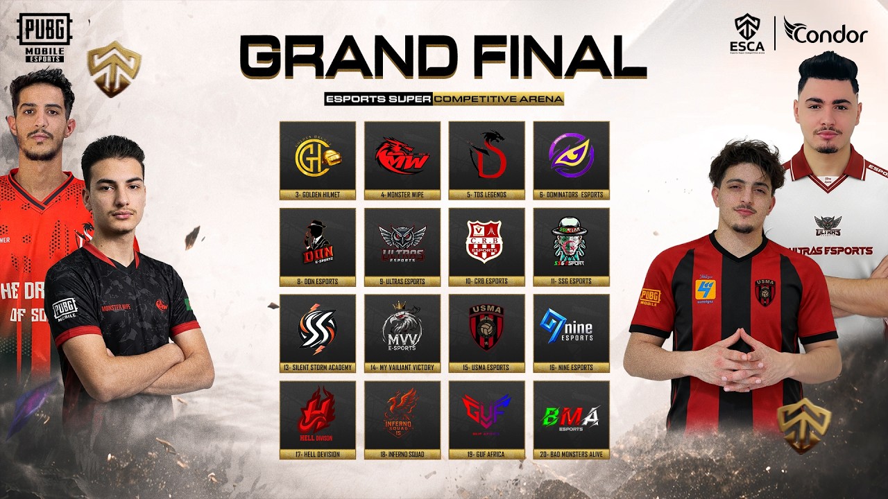 ESCA PUBG MOBILE by CONDOR: Grand Finals - Day 1