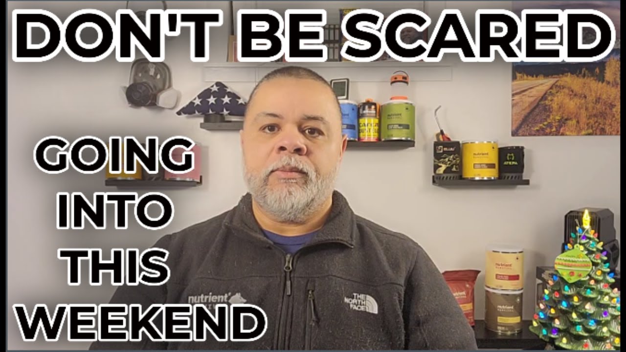 THIS IS VERY SERIOUS - BUT I DON'T WANT YOU TO BE SCARED GOING INTO THE WEEKEND...