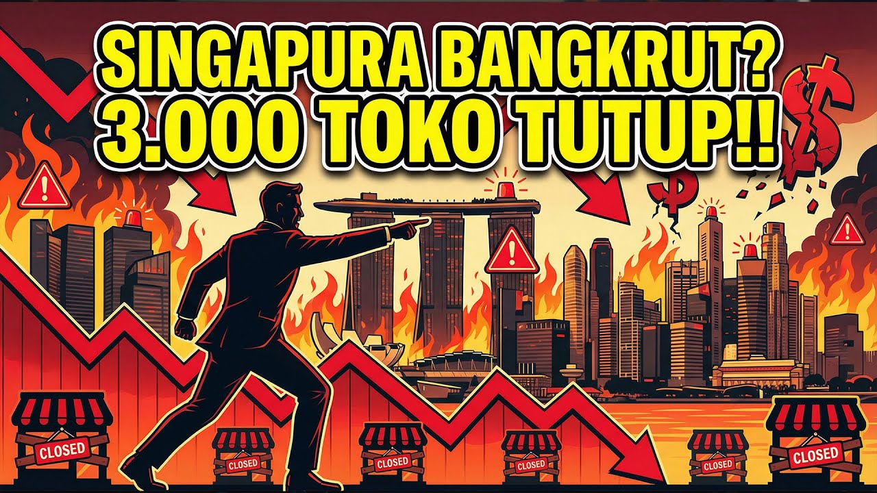 Krisis Singapura: Diam-Diam Menuju Bangkrut dan Ambruk, Ribuan Toko Tutup