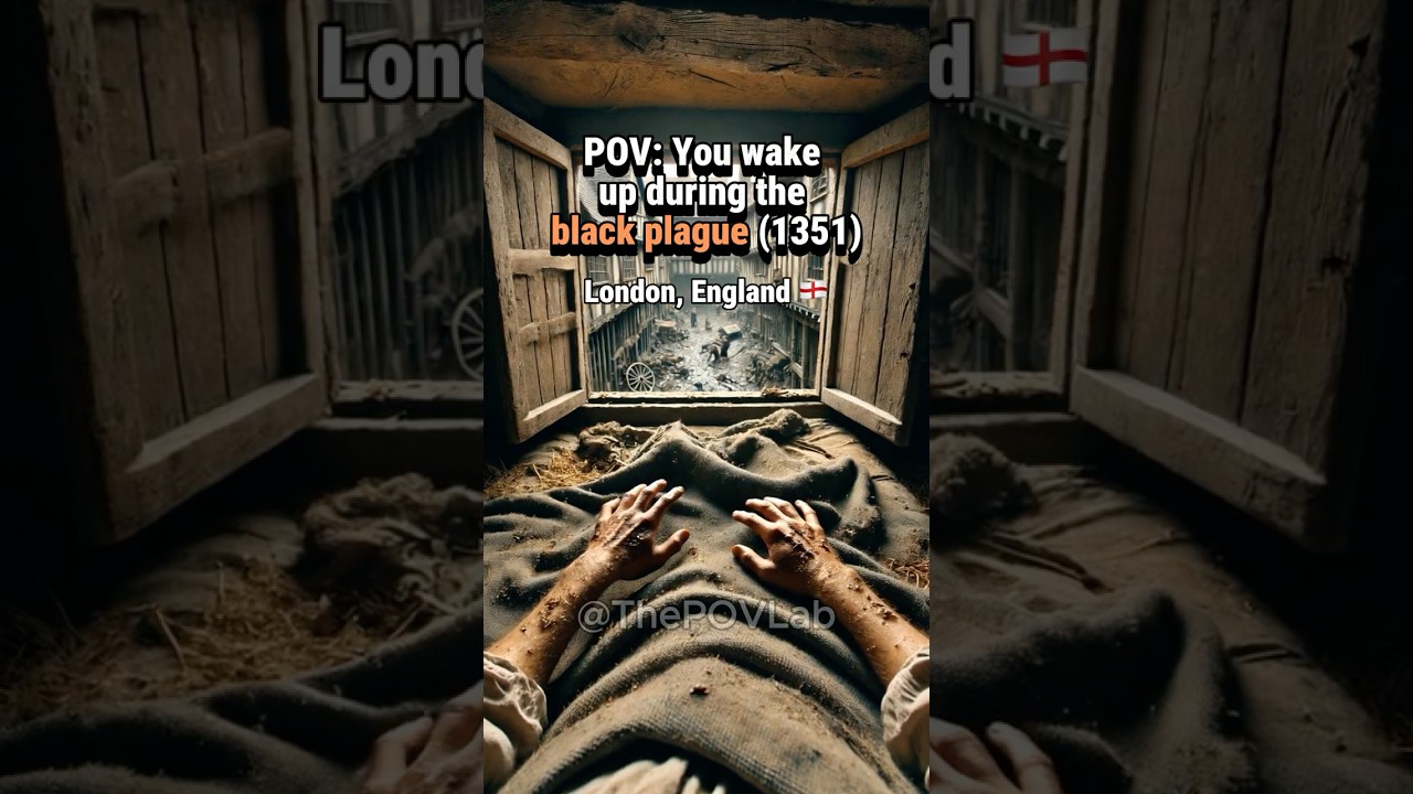 POV: You wake up during the black plague (1351). #ai #pov #history #blackplague #london #england