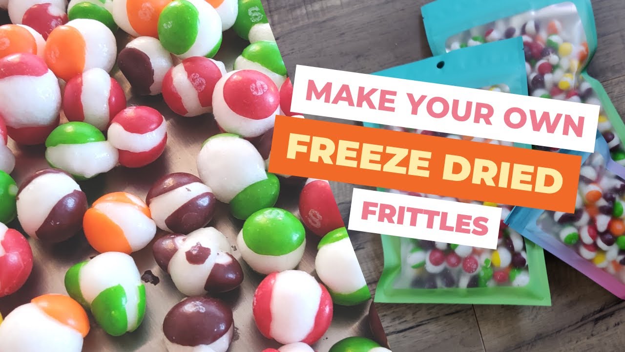 Как приготовить фриттлс из сублимированных Skittles