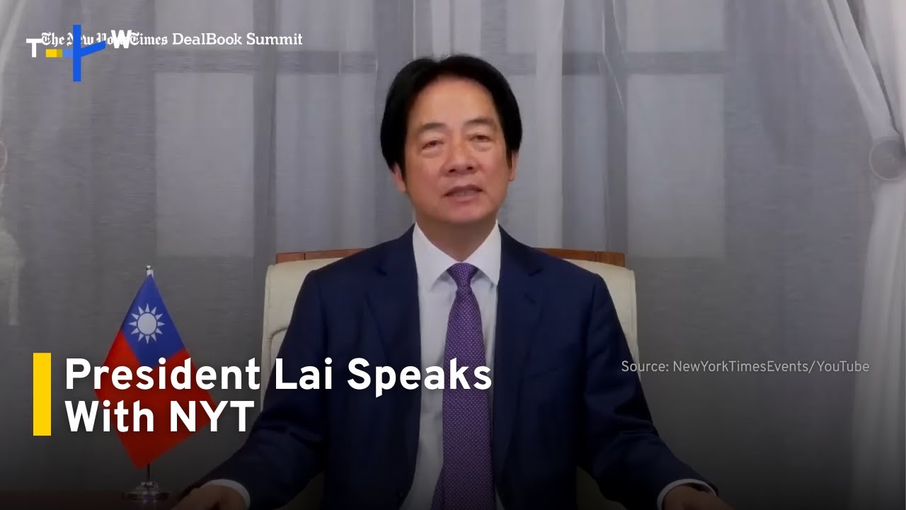 Lai Ching-te Talks Defense, China in New York Times Interview｜TaiwanPlus News