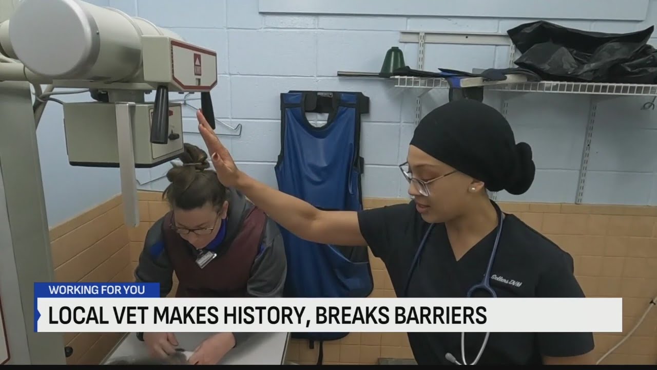 Ветеринар стала первой чернокожей женщиной, владеющей ветеринарной клиникой в ​​районе Канзас-Сити.