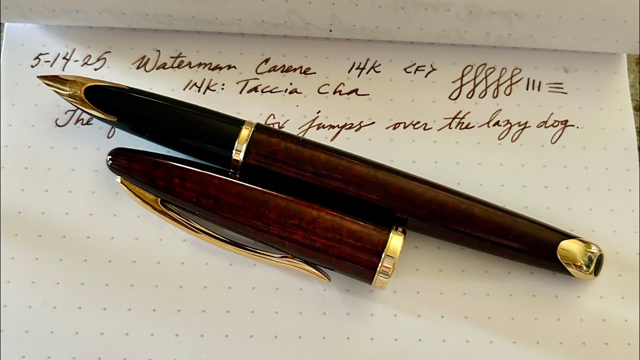 Waterman Carene 18K F nib Fountain Pen