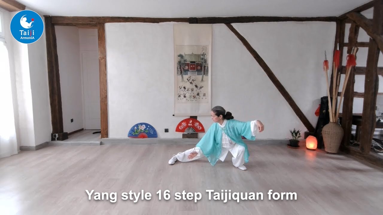 Learn the Yang style Tai Chi 16 form FOR BEGINNERS for online Zoom classes in EN-FR-ES