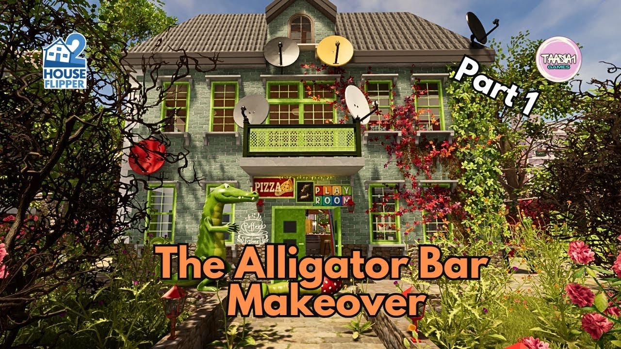 House Flipper 2 | Renovating the Alligator Bar - Part 1 | Buy and Sell | Longplay | No Commentary
