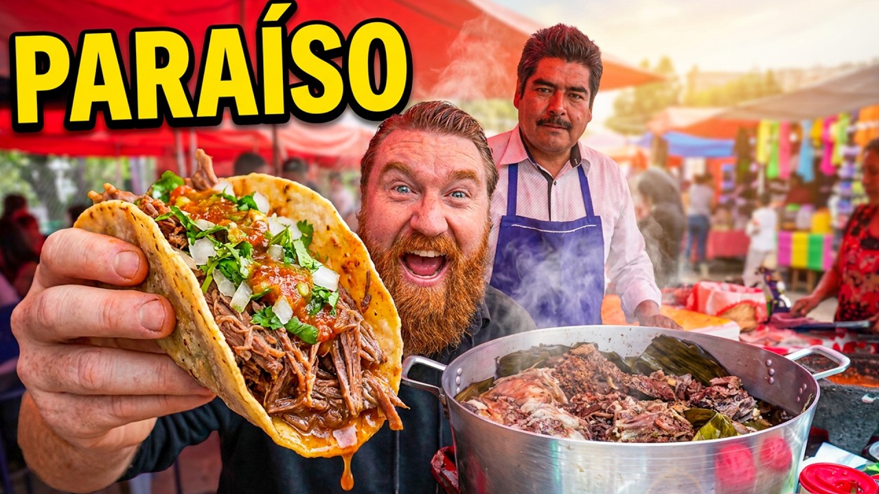 El Paraíso Secreto de los Tacos 🇲🇽 BARBACOA DE BORREGO + 5 Horas Tour de Comida Mexicana