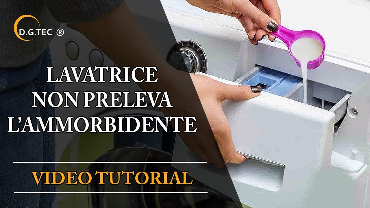 Lavatrice non prende ammorbidente