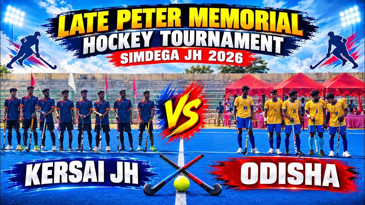 Simdega Hockey League 2026 | Kersai jh vs Odisha | Hockey Lover | Turf Hockey | Rural Sports 