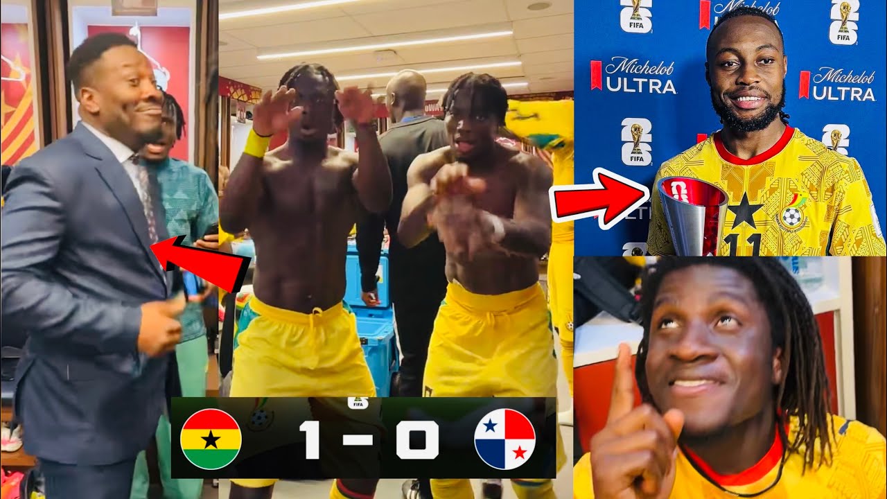 🇬🇭 Black Stars Dressing Room CELEBRATIONS after GHANA 1-0 PANAMA&hellip;Semenyo, Caleb, Jordan & All