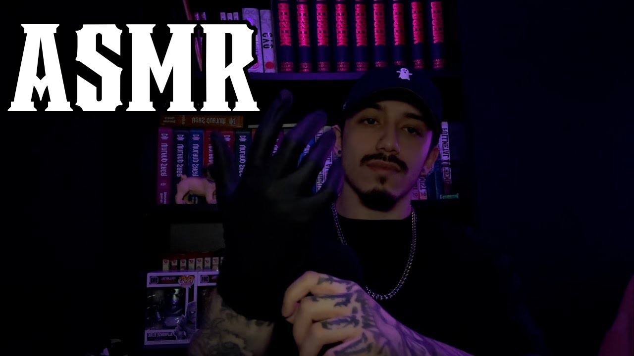 ASMR Latex Glove Sounds and Whispering
