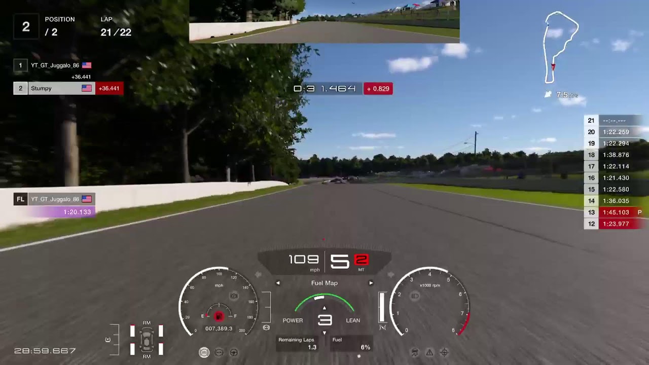 Gt7 manu set up