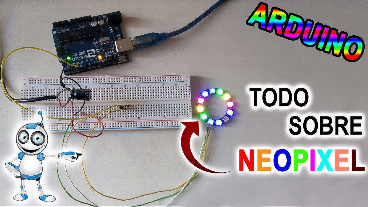 Como usar NeoPixel | Leds Inteligentes | Leds RGB || [Tutorial completo + códigos] ARDUINO 🚦 2023