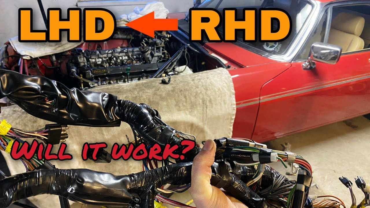 Will the Other Wiring Harness Fit This Car? - RHD to LHD XJS (part 2)